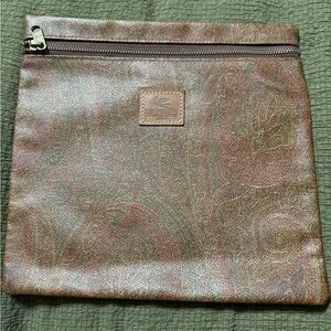 ETRO bag insert cuter cute printed leather